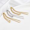 Pulseira de corrente veneziana push-pull ajustável joia de aço inoxidável corrente acessórios diy para fazer pulseira acessórios conectores
