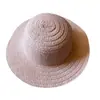 Sombreros de paja DIY listos para usar transfronterizos para niños al por mayor, bordado de logotipo personalizado en lotes pequeños, venta directa del fabricante, sombreros promocionales
