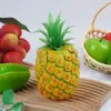 Modelo de fruta de plástico de simulación manzana piña pera melón Hami naranja fruta y verdura falsa accesorios para fotografía alimentos y juego materiales didácticos