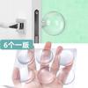 Stickers de Silicona Transparente Anticolisión Transfronterizos Engrosados Manija de Puerta Baño Dibujos Animados Amortiguador Almohadillas Silenciosas Anticolisión Venta al por Mayor en Stock