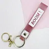 Popular Versátil Cordón de Cuero Labubu Colgante de Cordón de Cuero Color Caramelo Degradado Colgante de Bolsa de Pegamento Suave de PVC