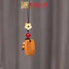 Yiming Xianyuan Talla en Madera Maciza DIY Sándalo Colgante para Teléfono Móvil Accesorios Colgante Creativo Regalo