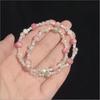 Pulseira de Círculo Duplo Estilo Chinês Estilo Semelhante de Xiaohongshu com Miçangas Novo Design de Nicho de Alta Qualidade Pulseira para Mulheres Jovens