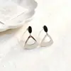 Oferta especial europea y americana, nuevos pendientes de acero de titanio para mujer, estilo hip-hop moderno y versátil, joyería de alta calidad para mejores amigas, venta al por mayor
