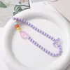 Contas como Joias Novas Contas Acrílicas Óleo Pingando Doces Borboleta Acessórios Flor Pulseira de Pulso Acessórios Celular Curto