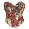 Espinha de Peixe Floral Corset Pintura a Óleo Modelador Roupa Íntima Roupa Externa Vestido de Casamento Controle da Barriga Corselete Venda Quente Transfronteiriça Amazon