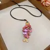 Collar Redondo de Concha Estilo Isla Romántico, Lujo Ligero y Sensación de Alta Gama, Cadena para Clavícula, Accesorio Versátil de Nicho para Vacaciones en la Costa para Mujeres