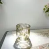 Venta al por mayor de fabricantes Tazas de Vidrio de Puntos Multicolor Personalizadas Estilo Retro Europeo y Americano Tazas de Cóctel Tazas de Vidrio para Jugo en Casa