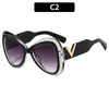 2026 Nuevas Gafas de Sol de Moda Estilo Coreano con Forma de Mariposa y Montura Grande con un Toque de Lujo, Versátiles para Fotografía Callejera Elegante, Modelo de Mujer de Moda