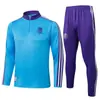2526 Traje de Entrenamiento de Fútbol para Adultos Traje de Entrenamiento de Fútbol Manga Larga Conjunto para Adultos Otoño e Invierno Conjunto de Entrenamiento de Manga Larga para Adultos
