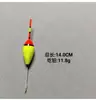 Boia para Pesca no Gelo de Inverno, Boia de Carpa de Alta Sensibilidade com Cauda Oca Visível Grossa, Boia Nano de Três Olhos para Água Rasa, Boia Curta