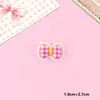 Estilo Japonés Dulce Cuadros Florales Lazo DIY Accesorios de Resina Pasadores para el Cabello Dijes para Zapatos Imanes para Refrigerador Venta al por Mayor