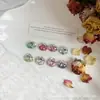 Fondo sin costuras, sin base, 8*10, Decoración de Diamantes Huevo de Paloma, Apilable, Diamante Transparente, Iluminador, Lujo Ligero, Arte de Uñas DIY, Bola de Diamante