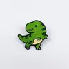 Serie de Dragones de Dibujos Animados Set Combinado de Broches Metálicos Accesorios de Insignias Creativas con Forma de Dinosaurio Accesorios para Ropa Infantil