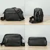 Bolso de Hombro de Moda para Hombre de Cuero Genuino, Simple, Casual, Bolso Cruzado de Alta Gama, Bolso de Hombro Horizontal de Piel de Vaca de Gran Capacidad al por Mayor