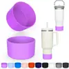 En stock funda de silicona para taza térmica antideslizante resistente a altas temperaturas botas para taza de silicona 7.5cm 9cm funda para taza