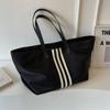 Texted Estilo coreano Casual Deslocamento Grande Capacidade Oxford Cloth Bag Mulheres 2023 Nova Moda Bolsa de Ombro