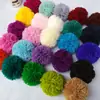 10cm Fio Bola Comum Pompons Coloridos Lenço Adereços de Cabeça Pompons Grandes DIY Acessórios para Bolsas Chapéu 1 peça