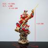 Tendência Nacional Wukong Negro Lutando Guerra Santo Buda Rei Macaco Figura Artesanato em Resina na Decoração de Mesa Ornamentos