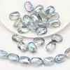 Piedra Geométrica Asimétrica Chapado Vidrio de Colores Perlas 11*15mm Accesorios para Joyería DIY Collar Pendientes Pulsera Accesorios