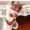 Amazon Navidad Mediana Gruesa Bolsa de Regalo para Calcetín Navideño Bolsa de Dulces Bolsa Decorativa de Dulces Adornos de Ambiente Venta al por Mayor