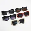 Gafas de sol cuadradas grandes con protección solar, nuevo estilo europeo y americano para mujer, montura gruesa, gafas de sol de moda transfronterizas, gafas de sol personalizadas