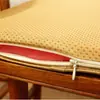 Cojín de sofá de palisandro estera de ratán de verano esterilla refrescante para cama luohan de verano antideslizante cojín de estilo chino moderno estera de estilo chino extraíble y lavable