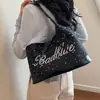 Bolso de axila de moda de alta gama para mujer 2026 Nuevo Bolso de hombro grande con lazo Bolso tote con bordado de letras