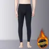 Pantalones Térmicos para Adolescentes, Forrados de Felpa y Engrosados, de Cintura Alta, Pantalones de Algodón de Capa Base Resistentes al Frío Invernal para Estudiantes de Secundaria y Preparatoria
