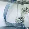 Toldo de Sol para Casamento Forma Livre Tecido Curvo Cobertura Arco Ondulado Espiral Versátil Tecido Elástico Adereços de Casamento Decoração de Teto