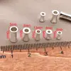 Color preservante oro de 18K bolsa hueso de oro cuentas espaciadoras cintura pequeña cuentas espaciadoras de bambú DIY joyería hecha a mano con cuentas materiales