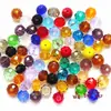Kit de Materiales para Pulseras DIY Hechas a Mano con Cuentas 8mm Cristal de Vidrio Cuentas Planas Cuentas para Puerta Cortina Divisoria Cuentas Sueltas Semiacabadas