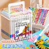 Los marcadores acrílicos son lavables, se pueden superponer, son resistentes al agua, de secado rápido, adecuados para pintar a mano, bolígrafos de acuarela para manualidades y son ideales para libros de dibujo