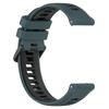 Correa de silicona con textura bicolor para reloj inteligente Jiaming 265 de Garmin, 18/22 mm