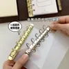 Placa de inserção de folha solta A8A7M5A6, bloco de inserção lateral, divisória, clipe artesanal, anel auxiliar, clipe de armazenamento de página interna