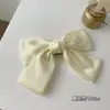 Pasador de Pelo de Moño Colorido Accesorio Coreano para el Cabello Flequillo Niña Pinza de Pelo de Princesa Adorno para el Cabello Extra Grande Negro Estilo Japonés Exquisito