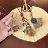 Cadena de Suéter Redonda Hueca de Mariposa Estilo Bohemio para Mujer Collar Étnico Exótico Accesorios de Borla de Nicho