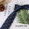 Corbata de Jacquard de Poliéster Estrecha de Moda Business Casual para Hombre 6cm Color Sólido Raya Suministro Directo de Fábrica en Stock