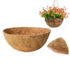 Cesta de Flores Redonda de Fibra de Coco Transfronteriza, Revestimiento de Fibra de Coco para Media Pared, Revestimiento de Cesta para Maceta de Fibra de Coco, Cesta Colgante, Jardinería Doméstica