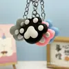 Chaveiro Pingente Garra de Gato de Celebridade da Internet Borracha Macia Pingente de Boneca Estéreo Pequeno Presente para Jardim de Infância Venda por Atacado