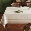 Toalha de mesa estilo vintage, lavável, impermeável, resistente a óleo, toalha de mesa retrô, novo modelo 2025, toalha de mesa de centro, luxo leve, toalha de mesa de alta qualidade