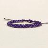 Diseño de Moda Colorido Algodón y Lino Impermeable Pulsera Tejida a Mano Simple Pareja Artístico Estilo Bosque Regalo