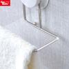 Estante para toallas de acero inoxidable sin perforaciones para baño, barra para toallas faciales de uso doméstico, estante para toallas de papel montado en la pared, estante para toallas de cocina