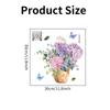 Shangyi Spz-S0467 Flor Mariposa Asiento de Inodoro Adhesivo Decorativo de Pared Autoadhesivo Baño Recolección Directa Transfronteriza Adhesivo para Inodoro