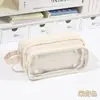 Venta directa del fabricante: Estuche Lindo con Gran Capacidad, Papelería de Nicho, Bolsa Ita Estilo Ins, Materiales para Manualidades, Nuevo Estuche Transparente