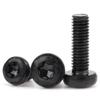 Tornillo de Seguridad Gb2672 Grado 10.9 Cabeza de Flor de Ciruelo Ennegrecida Tornillo Mecánico M3-M8