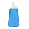 Equipo deportivo exterior transfronterizo: botella de agua blanda portátil para ciclismo, botella de agua de TPU para montañismo y running, exprimible y plegable