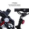 Luz Frontal y Trasera para Ciclismo al Aire Libre 4 LED de Alta Venta Transfronteriza Juego de Luces USB Recargable Luz Trasera de Advertencia Flash Viaje Nocturno en Bicicleta de Montaña