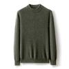 Suéter Grueso de Doble Hilo Joker Otoño/Invierno para Hombre 100 Cachemira Cuello Medio de Tortuga Sin Costuras Camiseta Base Tejida
