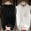 Nueva camiseta de tirantes de malla para hombre de verano con efecto refrescante, adecuada para deportes, ocio, fitness y como capa exterior o capa base